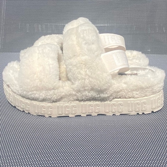 UGG platform slides - natural - size 8 - Picture 3 of 6